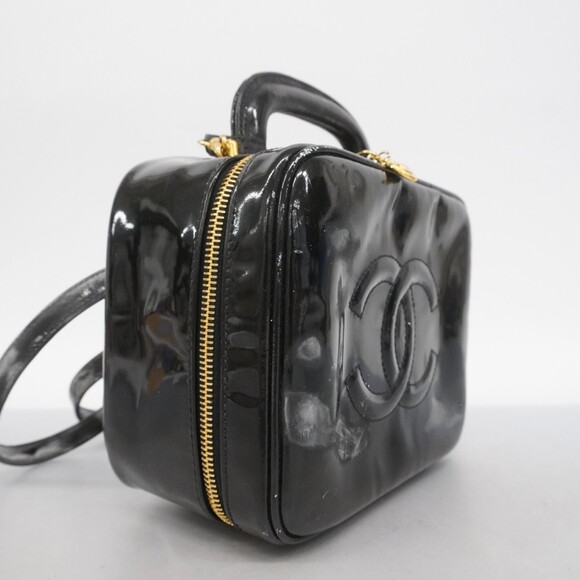 CHANEL Black Leather Vanity Bag - Picture 2 of 16